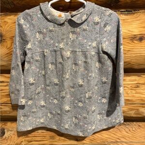 Zara Gray Patterned Dress